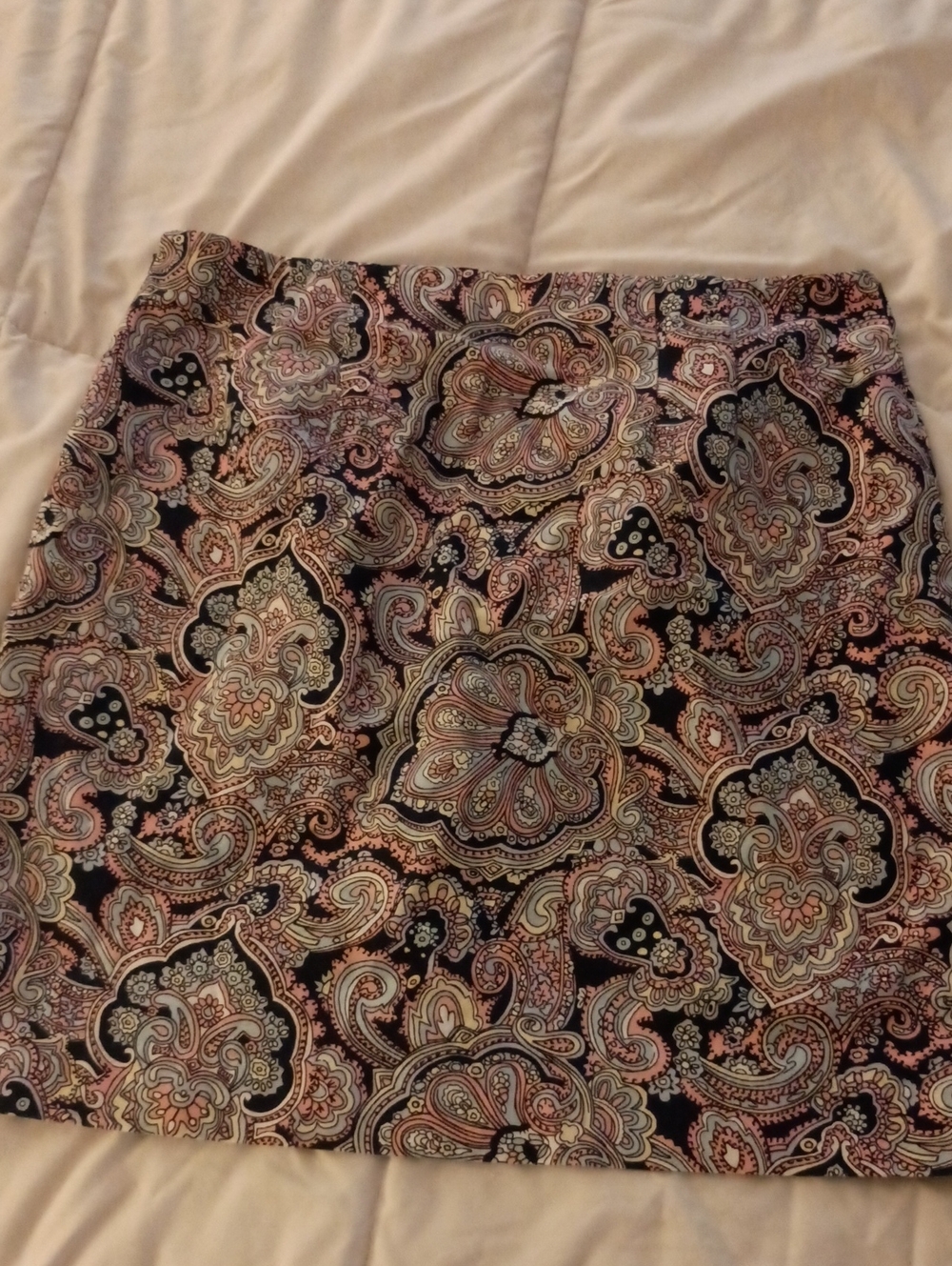 Talbots Paisley Print Skirt